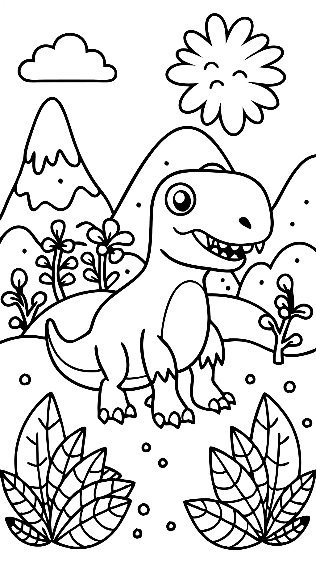 coloriage de Trex